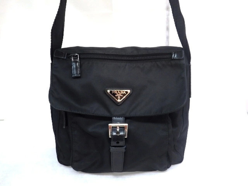 Prada Belt Shoulder Bag Black